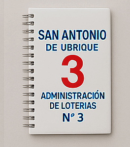Libreta “Número de la suerte”